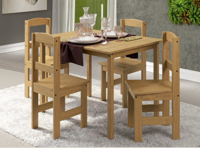 Mesa Brasil (tampo frisado)